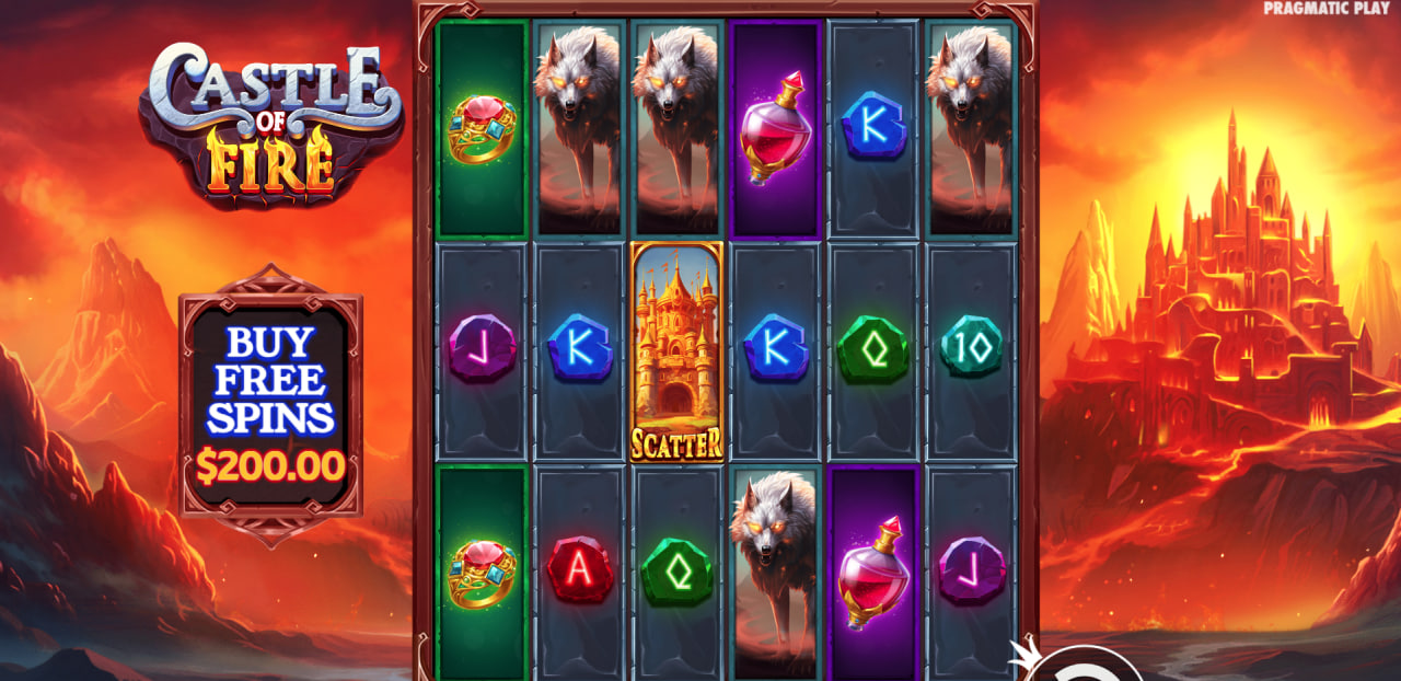 Castle of Fire by Pragmatic Play screen 1