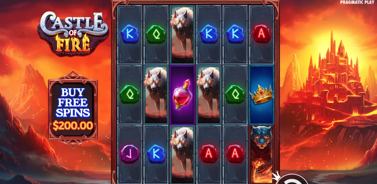 Castle of Fire by Pragmatic Play - background 5