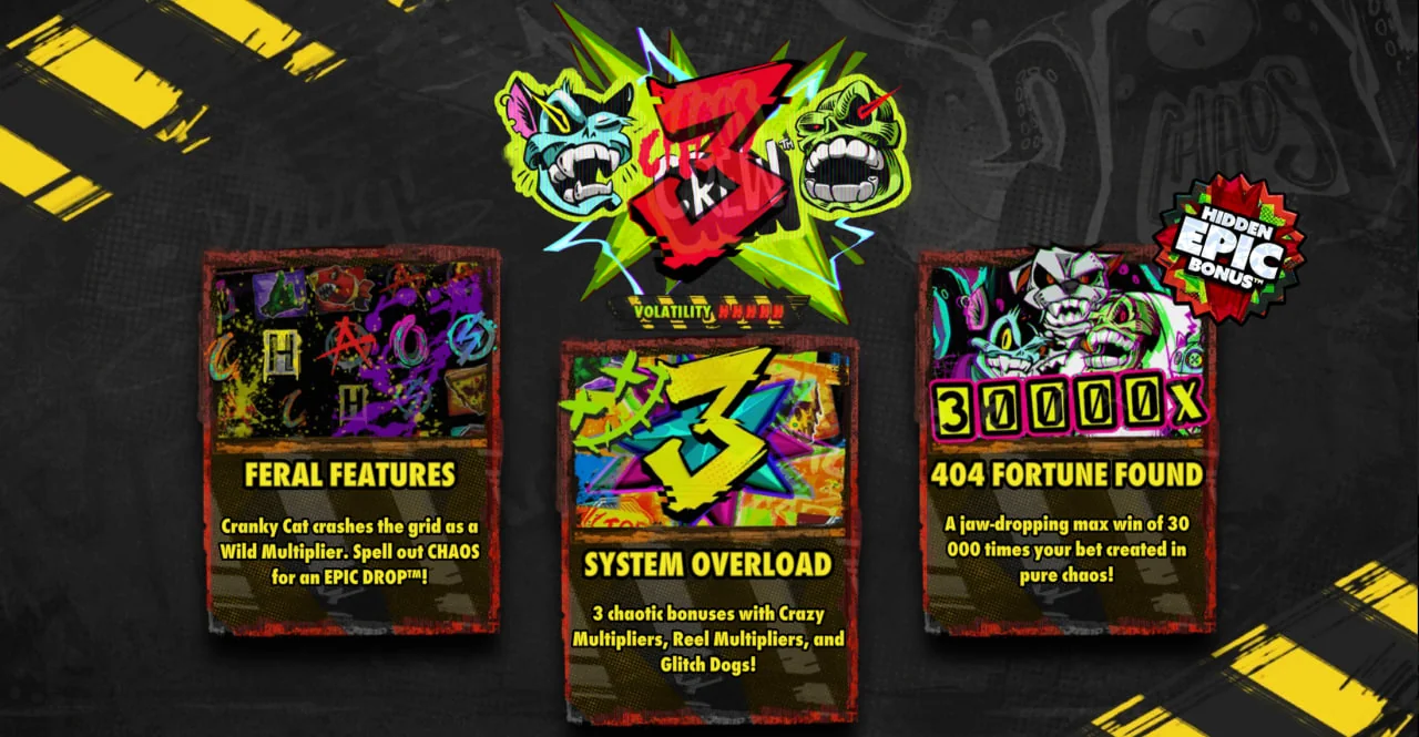 Chaos Crew 3 by Hacksaw Gaming screen 2