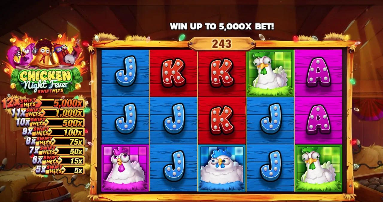 Chicken Night Fever by Games Global - background 5