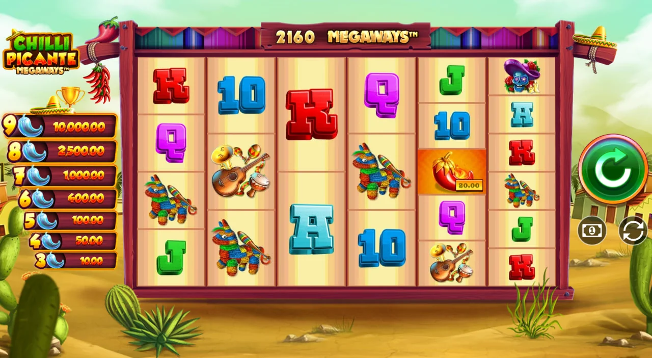 Chilli Picante Megaways by Blueprint Gaming - background 5