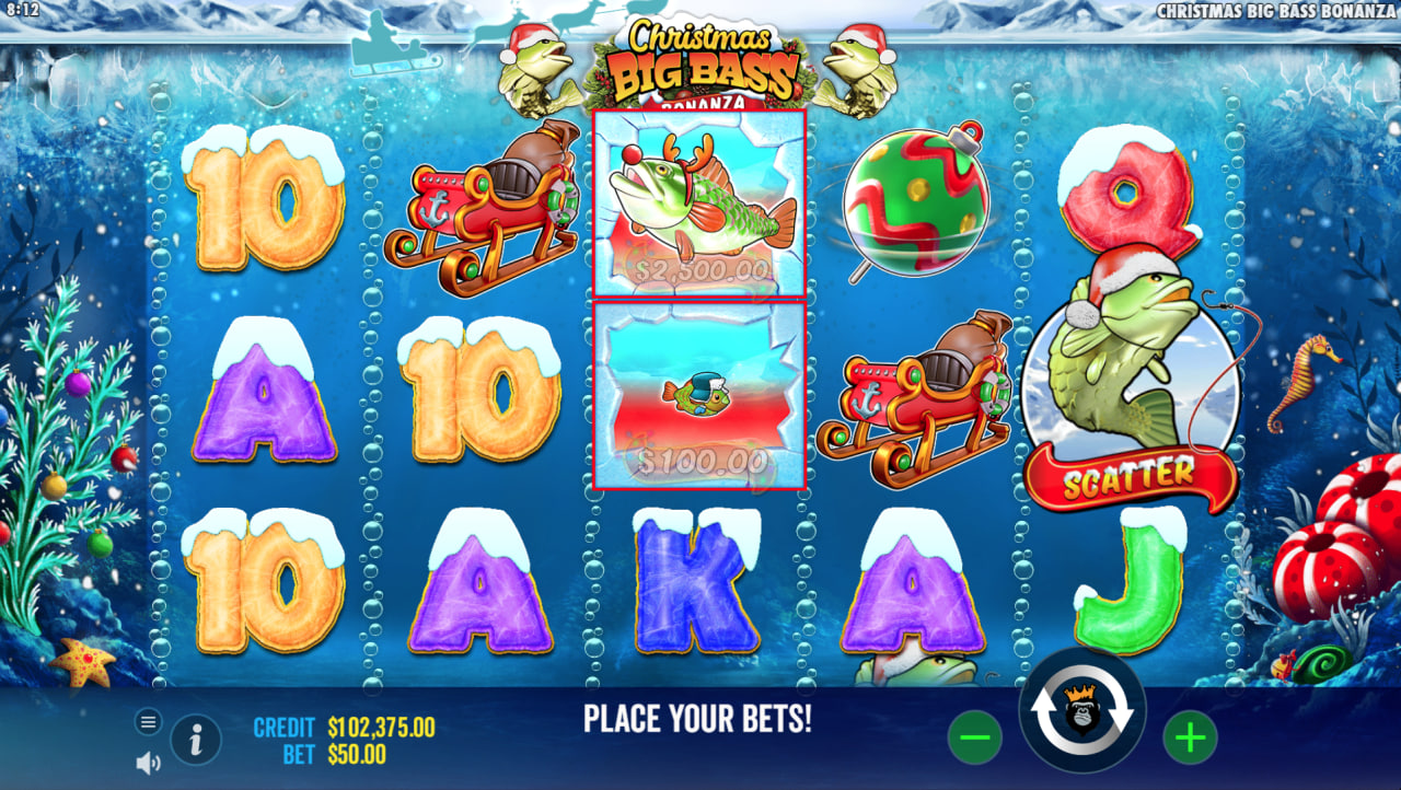 Christmas Big Bass Bonanza by Pragmatic Play screen 2