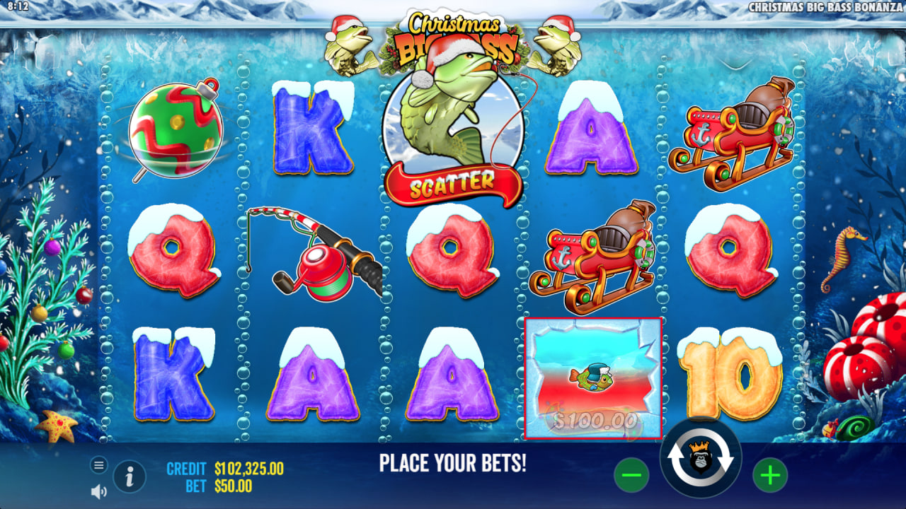 Christmas Big Bass Bonanza by Pragmatic Play screen 3