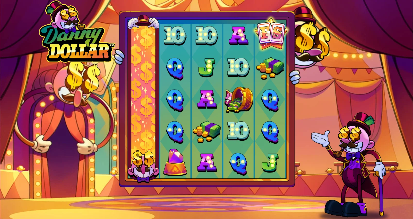 Danny Dollar by Hacksaw Gaming - background 3