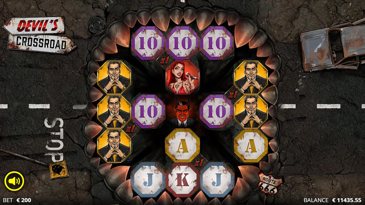 Devil's Crossroad by Nolimit City - background 5