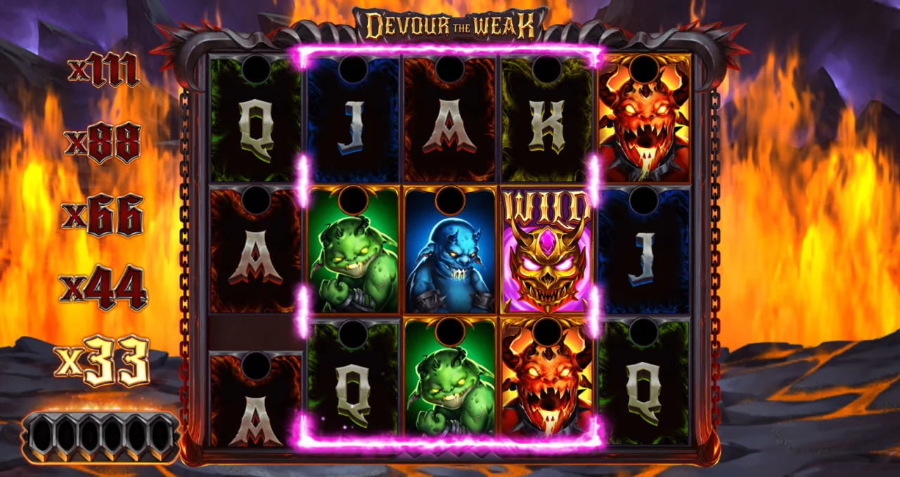 Devour The Weak by Yggdrasil Gaming - background 5
