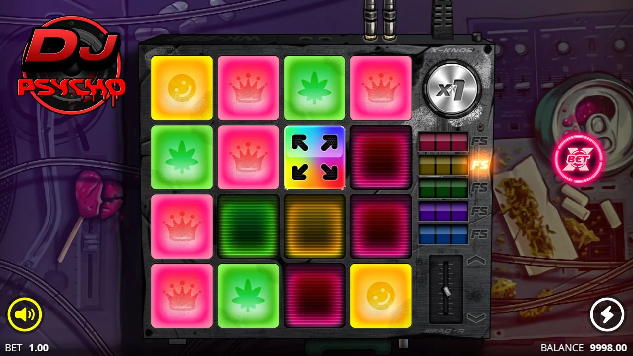 DJ Psycho by Nolimit City - background 5