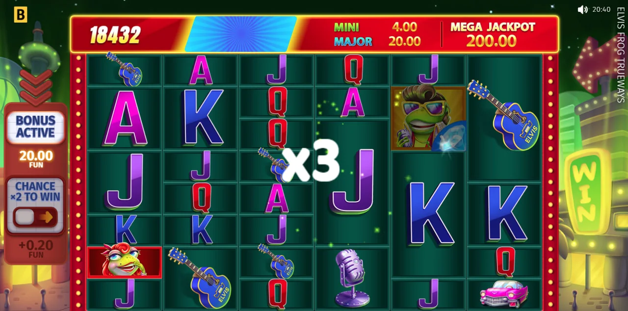 Elvis Frog TRUEWAYS by BGaming - background 5