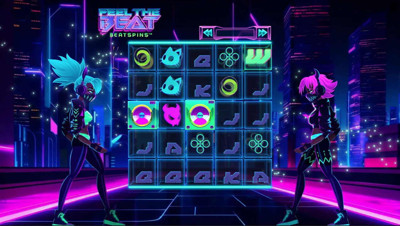 Feel the Beat by Hacksaw Gaming - background 5