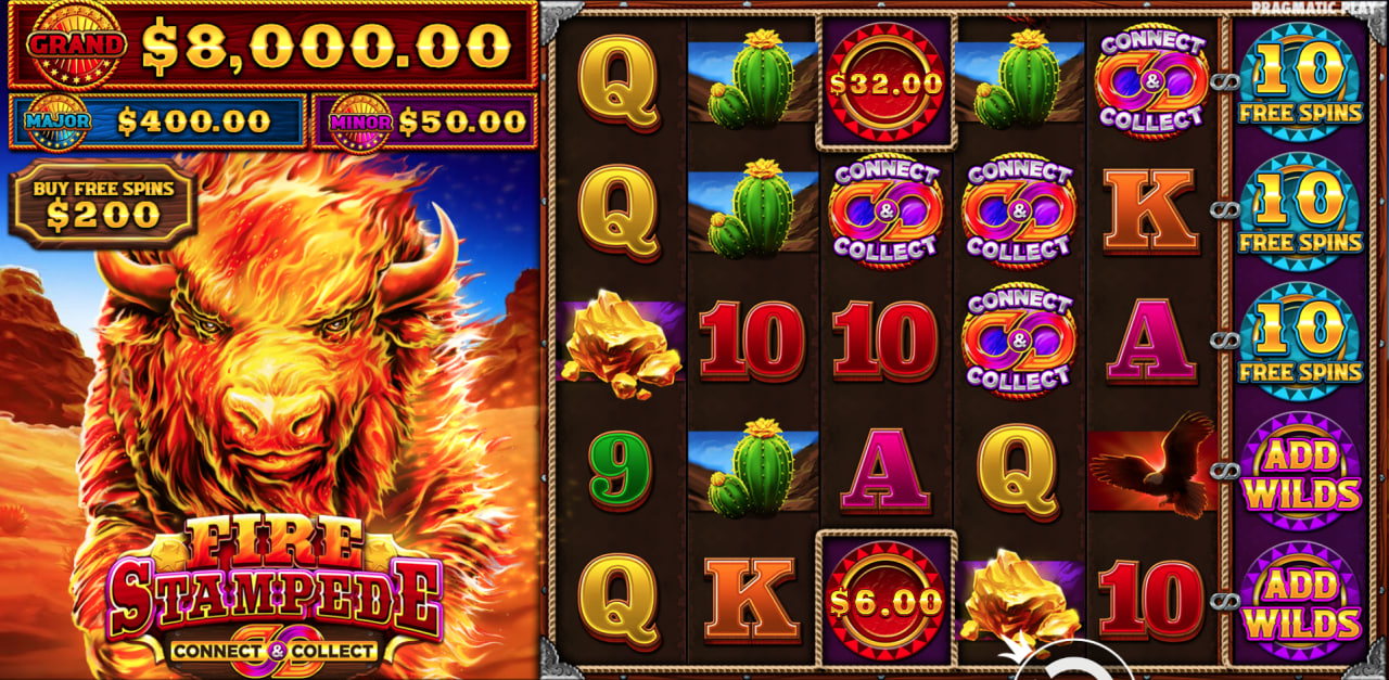 Fire Stampede by Pragmatic Play screen 2