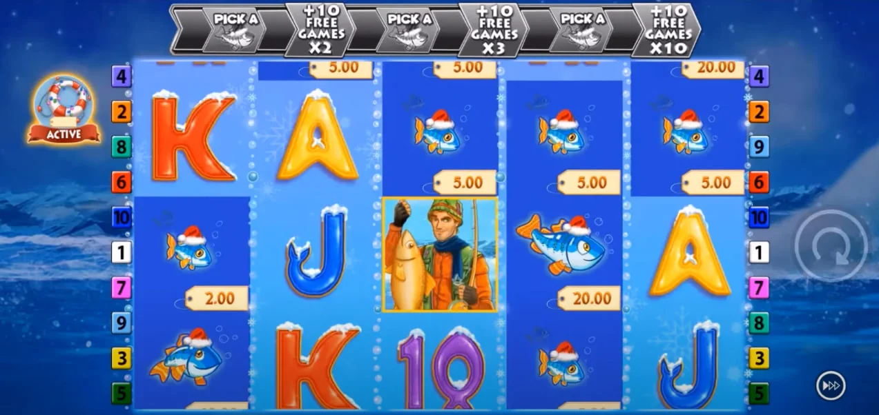 Fishin’ Frenzy Christmas by Blueprint Gaming - background 5