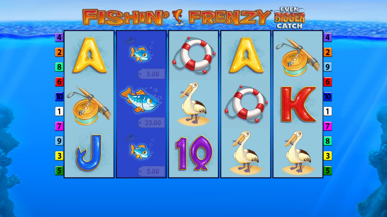 Fishin' Frenzy Even Bigger Catch by Blueprint Gaming screen 2