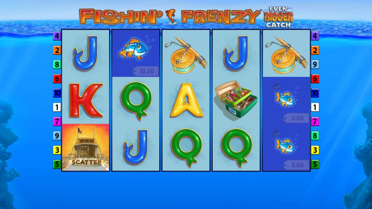 Fishin' Frenzy Even Bigger Catch by Blueprint Gaming - background 5