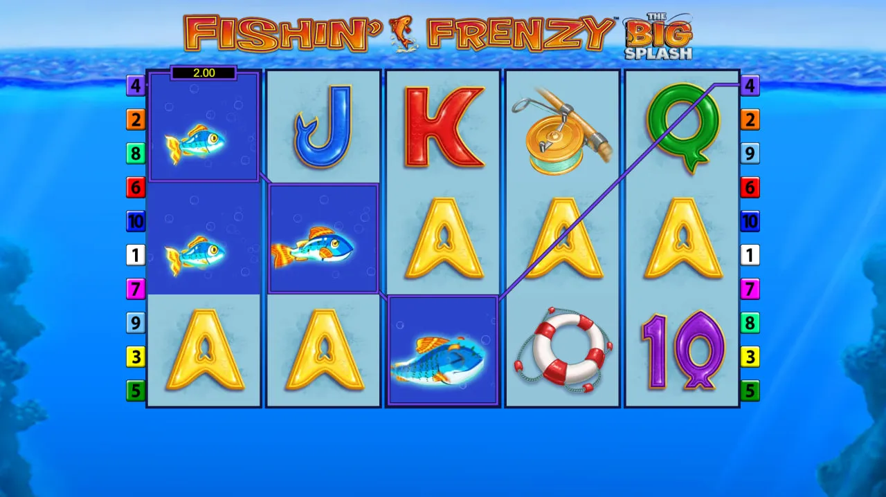 Fishin' Frenzy the Big Splash by Blueprint Gaming screen 1