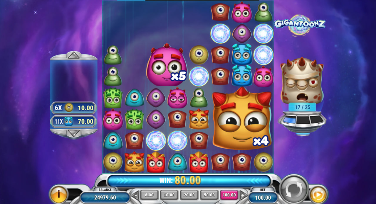Gargantoonz by Play'n GO screen 2