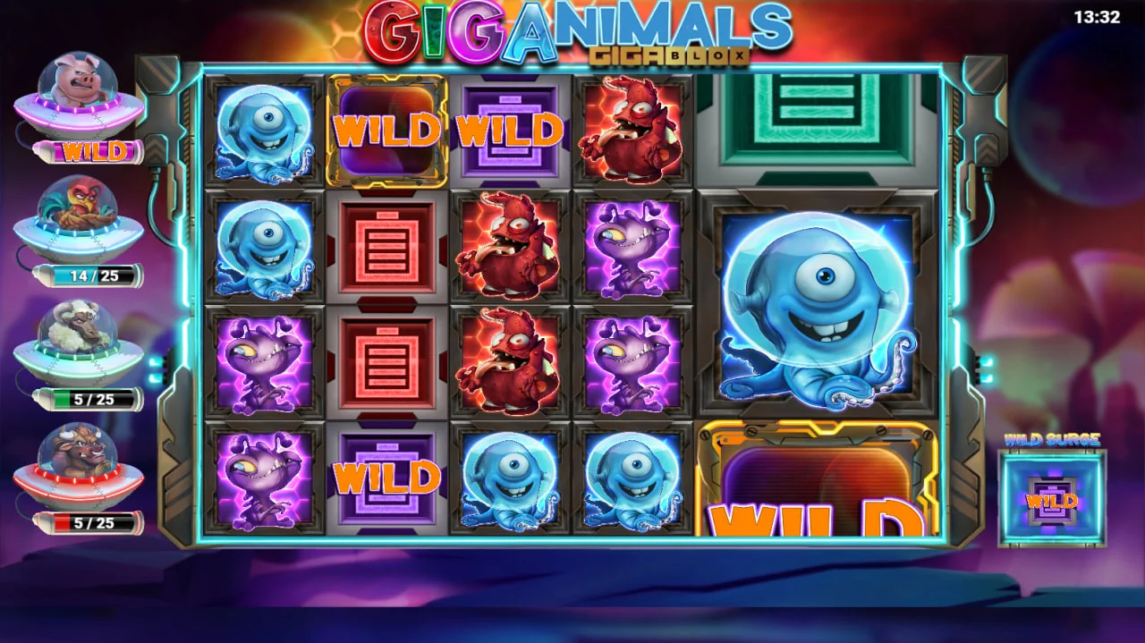 Giganimals Gigablox by Yggdrasil Gaming - background 5