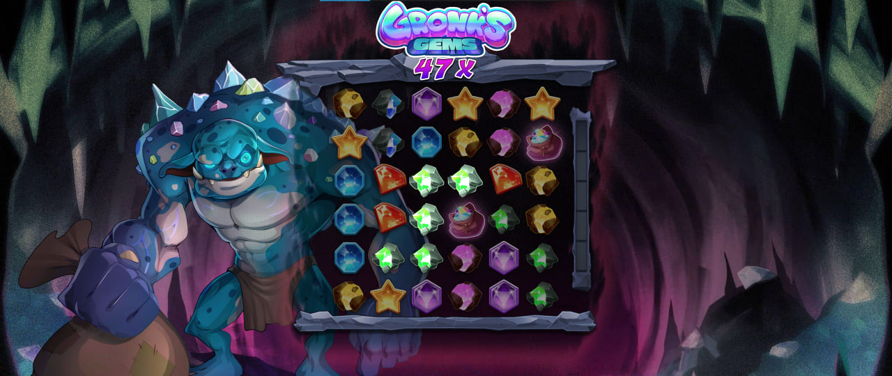 Gronk’s Gems by Hacksaw Gaming screen 3