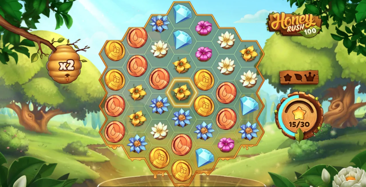 Honey Rush 100 by Play'n GO - background 5