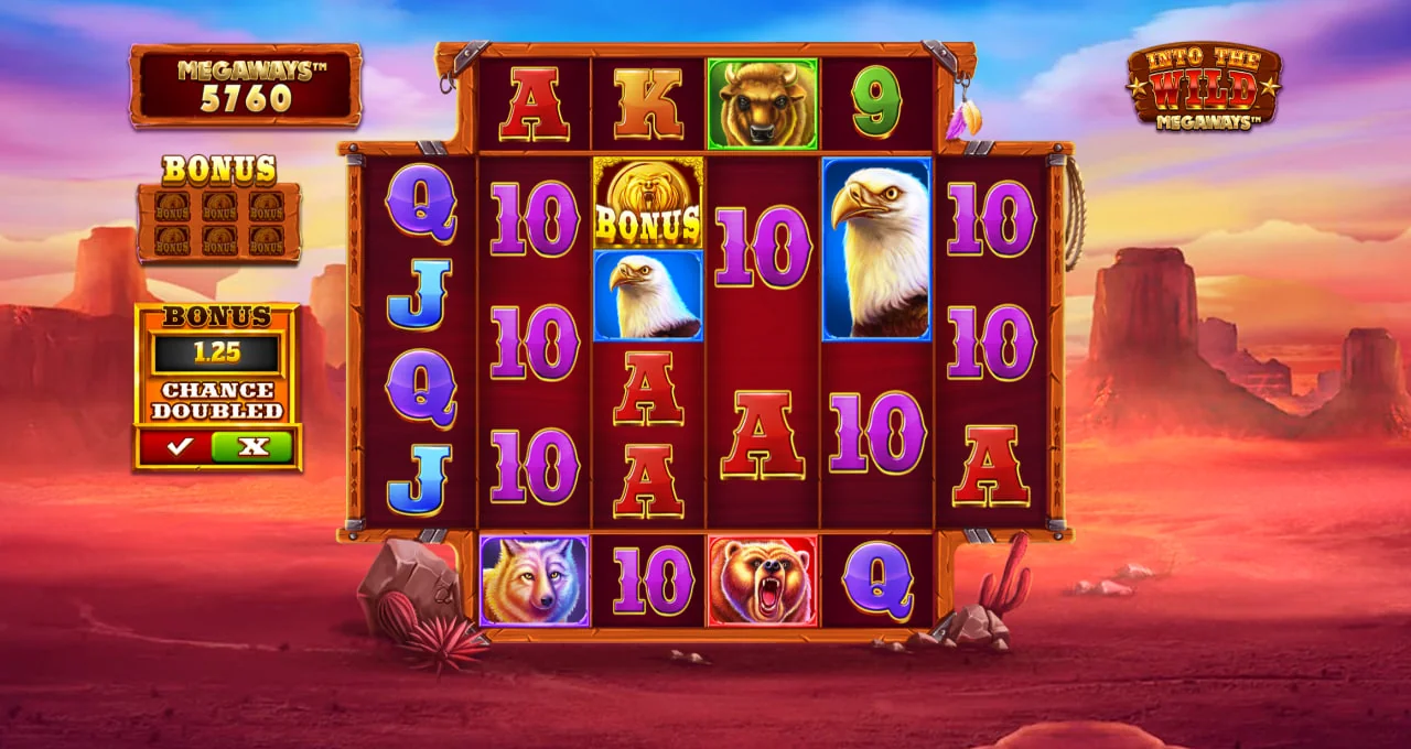 Into The Wilds Megaways by Blueprint Gaming - background 5