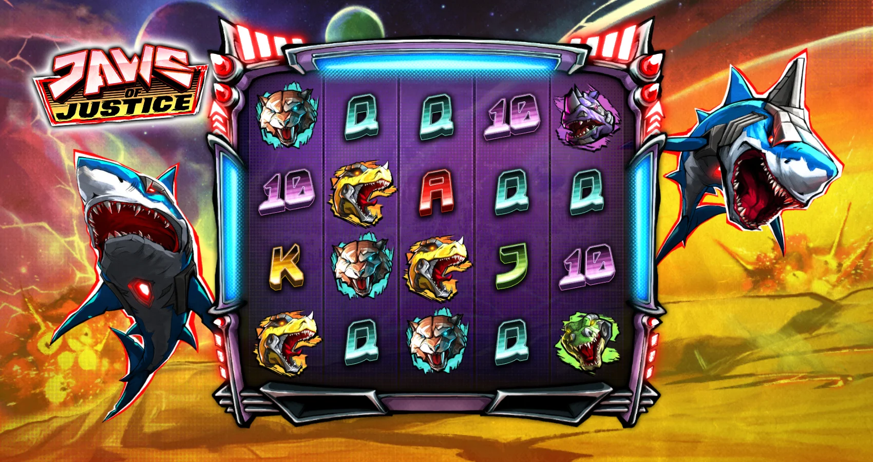 Jaws of Justice by Hacksaw Gaming - background 2