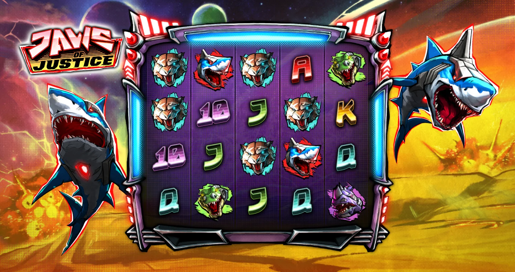 Jaws of Justice by Hacksaw Gaming - background 3