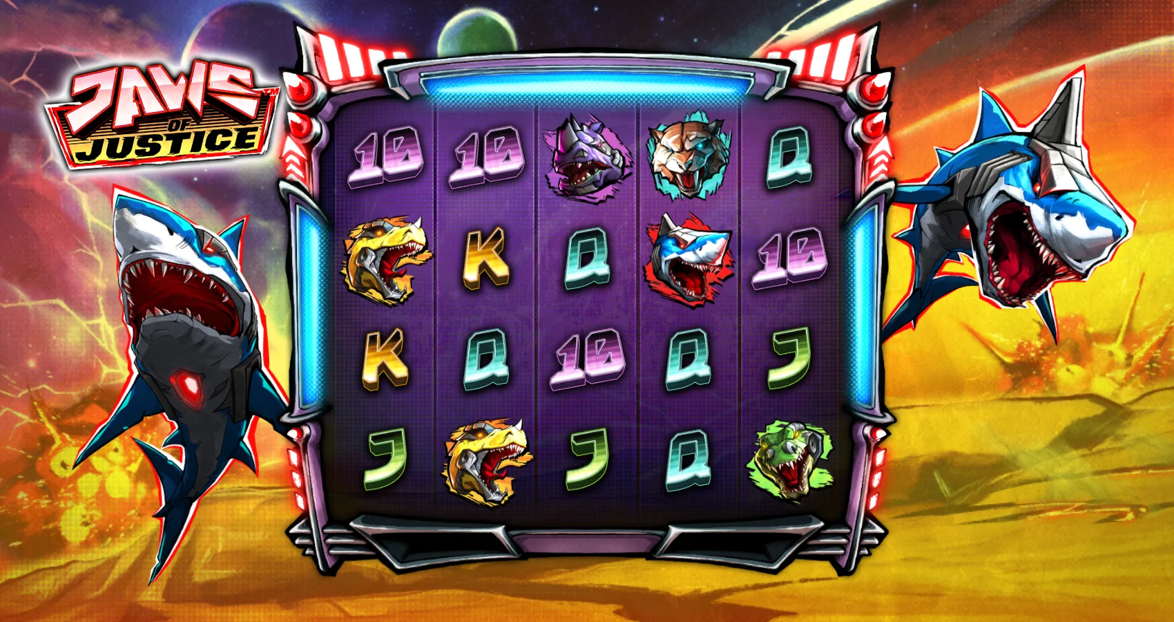 Jaws of Justice by Hacksaw Gaming - background 4