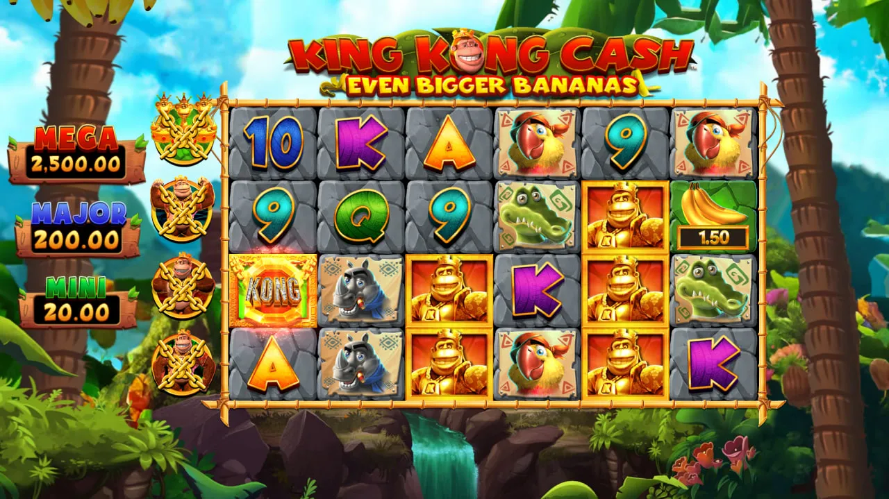 King Kong Cash Even Bigger Bananas by Blueprint Gaming screen 2