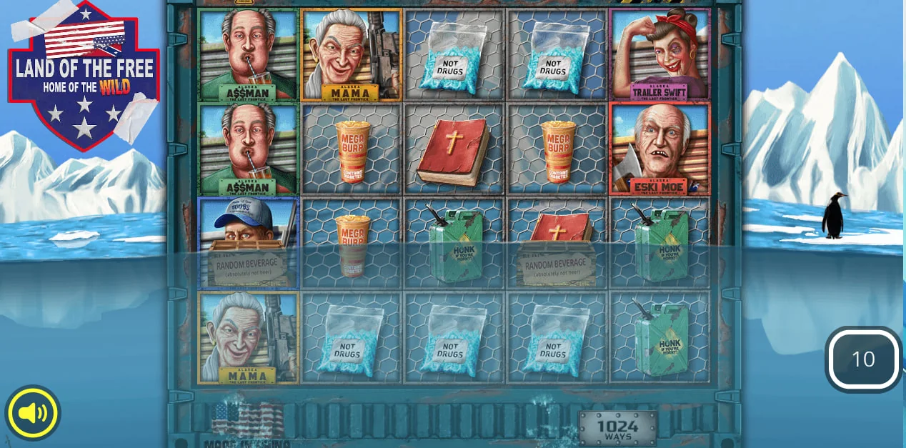 Land Of The Free by Nolimit City - background 5