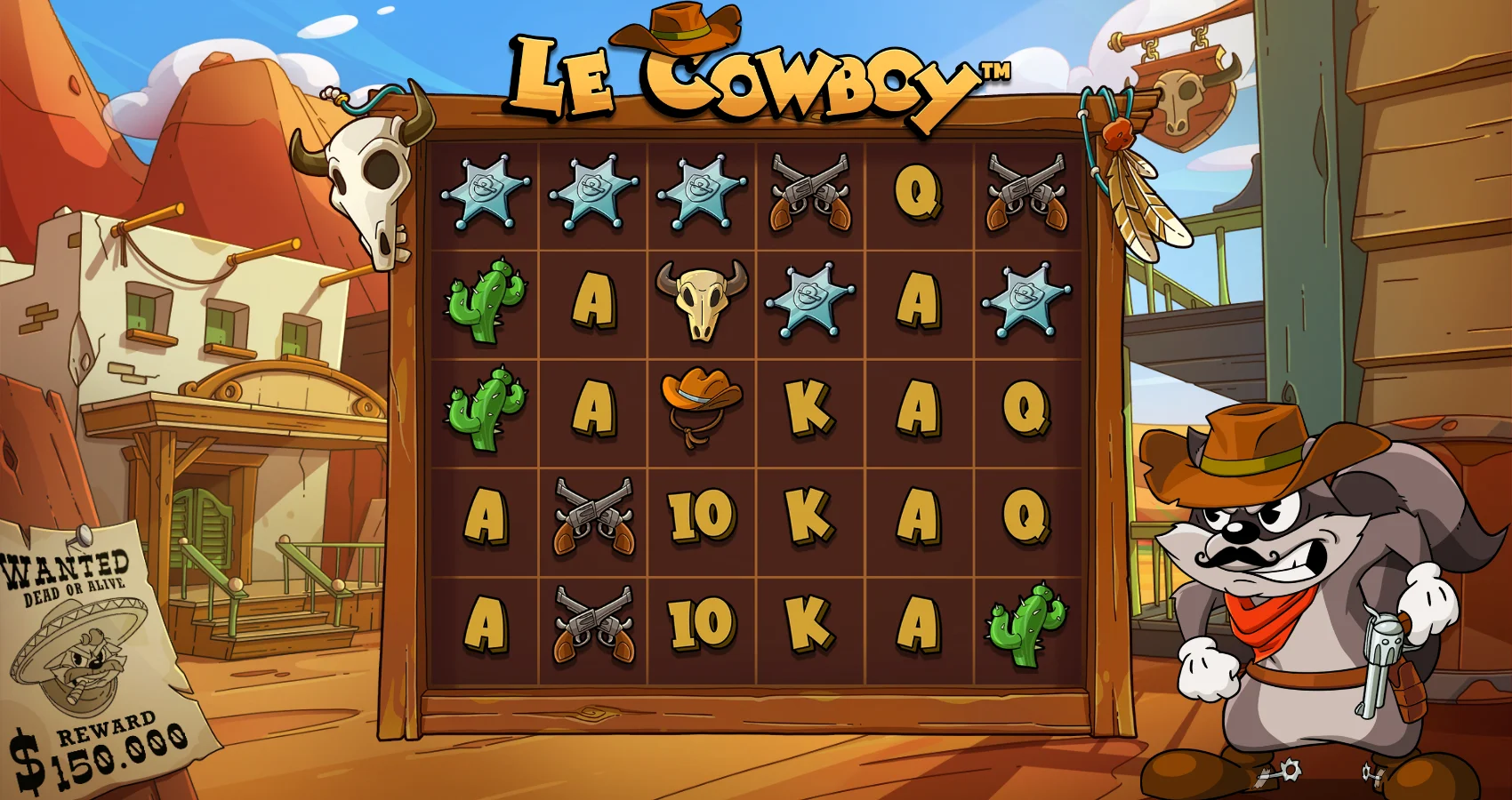 Le Cowboy by Hacksaw Gaming - background 5