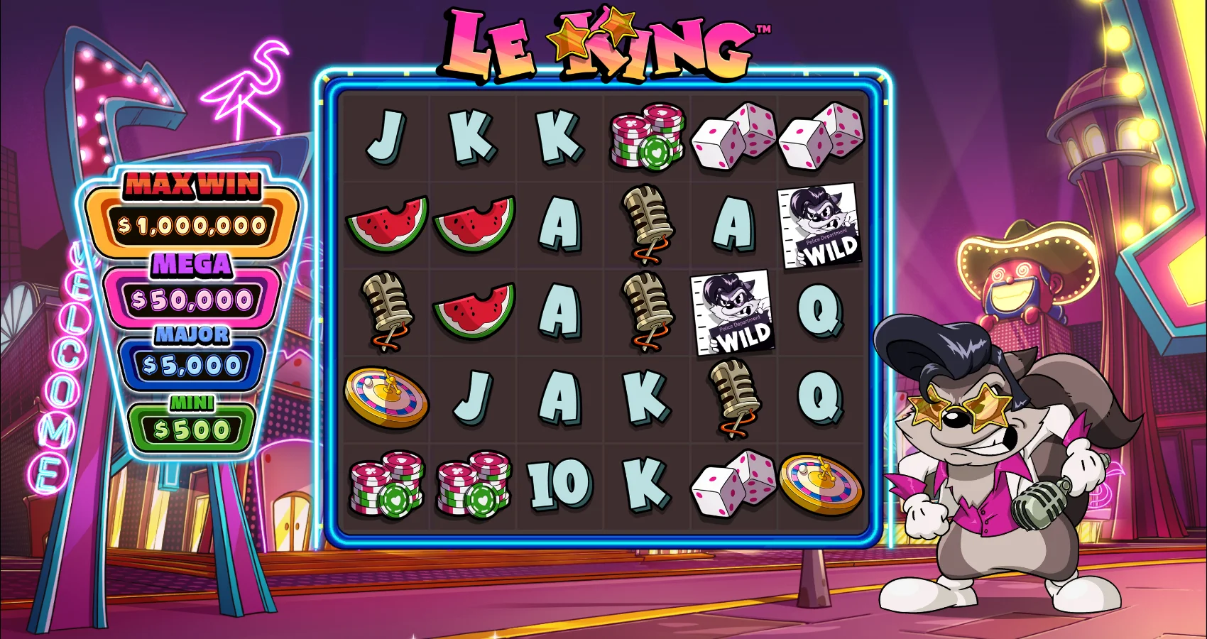 Le King by Hacksaw Gaming - background 4