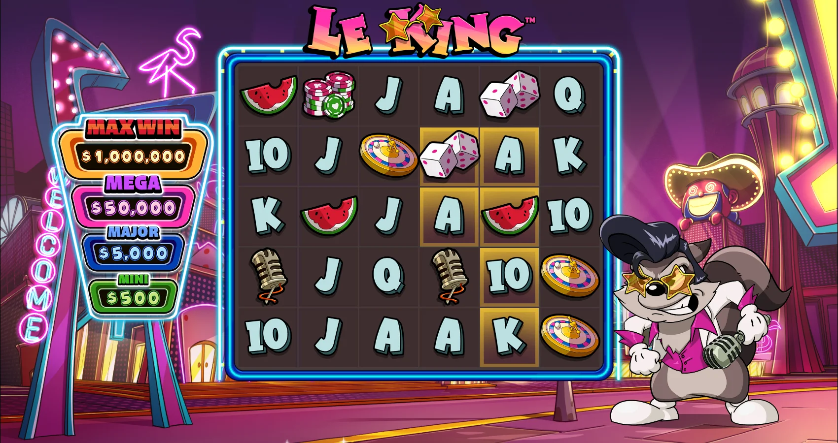 Le King by Hacksaw Gaming - background 5