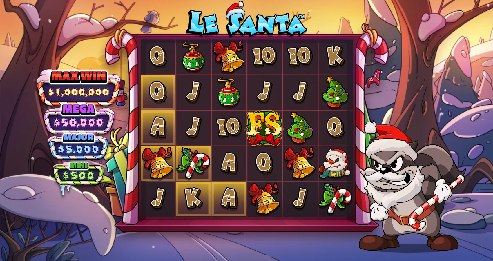 Le Santa by Hacksaw Gaming - background 1