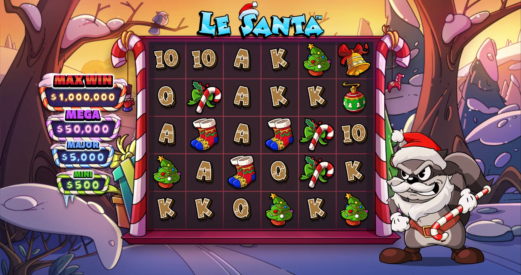 Le Santa by Hacksaw Gaming - background 2