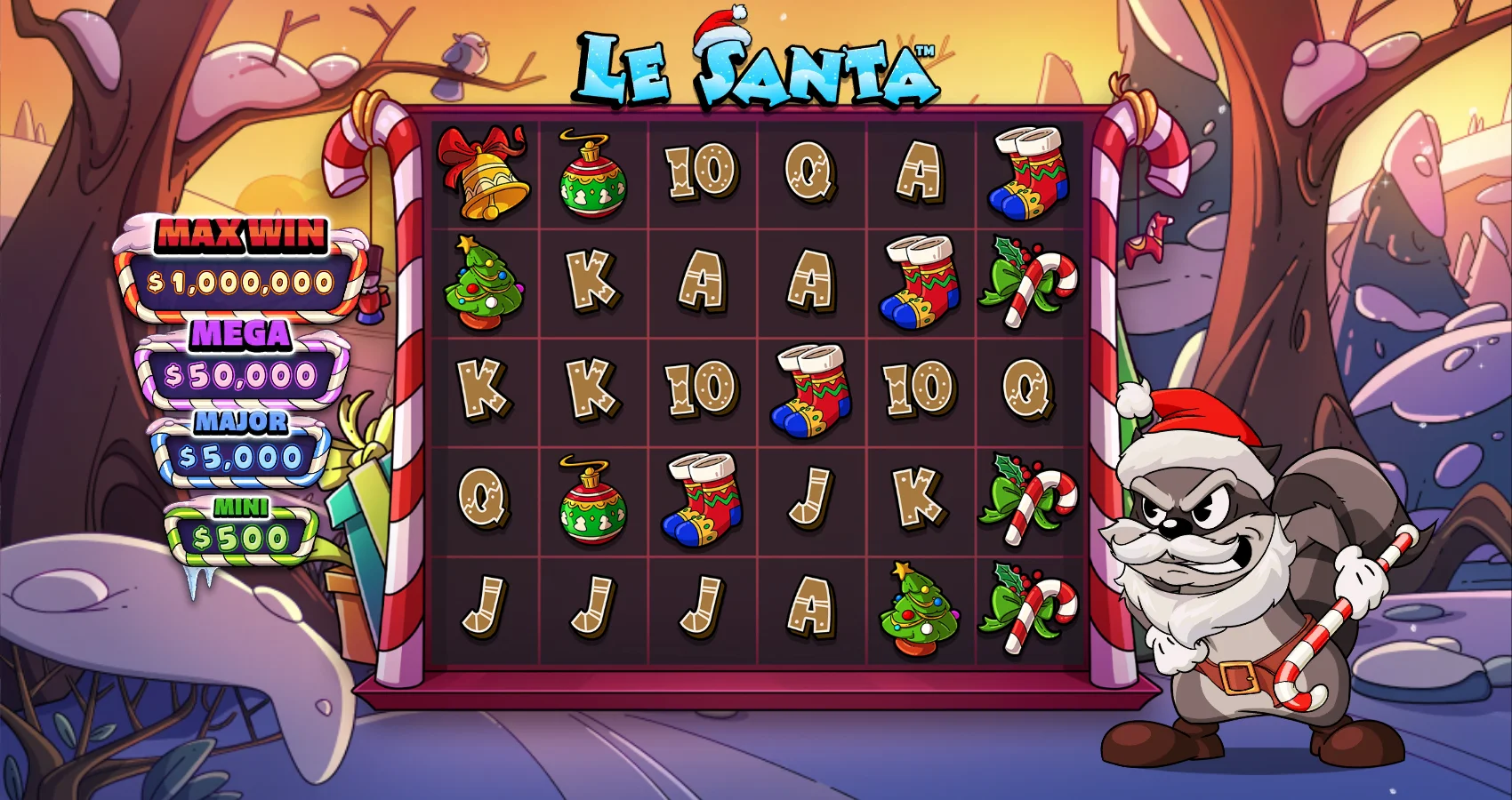 Le Santa by Hacksaw Gaming - background 5