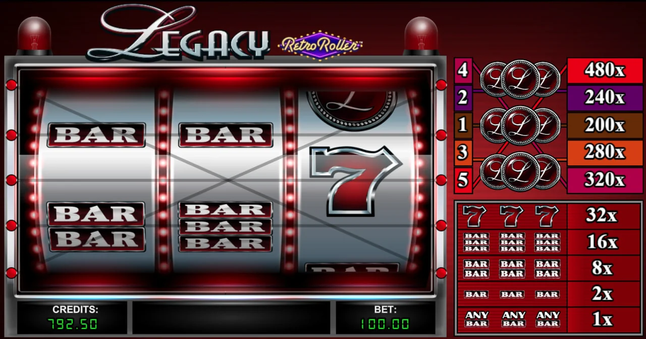 Legacy Retro Roller by Games Global - background 5