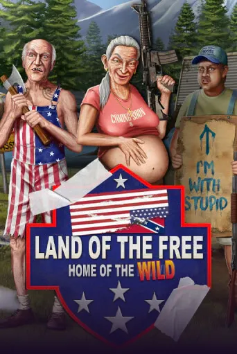 Land Of The Free Slot Game Logo by Nolimit City