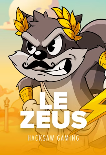 Le Zeus Slot Game Logo by Hacksaw Gaming