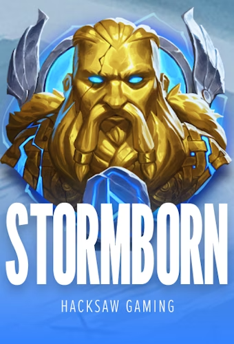 Stormborn Slot Game Logo by Hacksaw Gaming