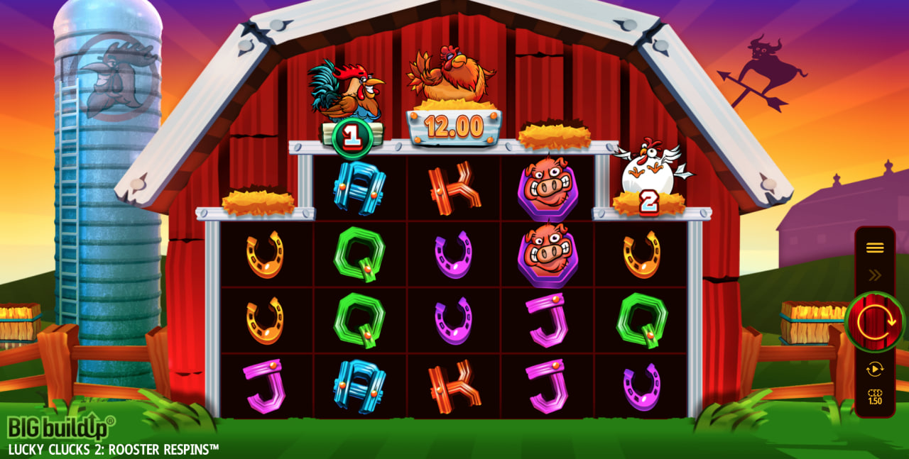 Lucky Clucks 2 Rooster Respins by Crazy Tooth Studio screen 3