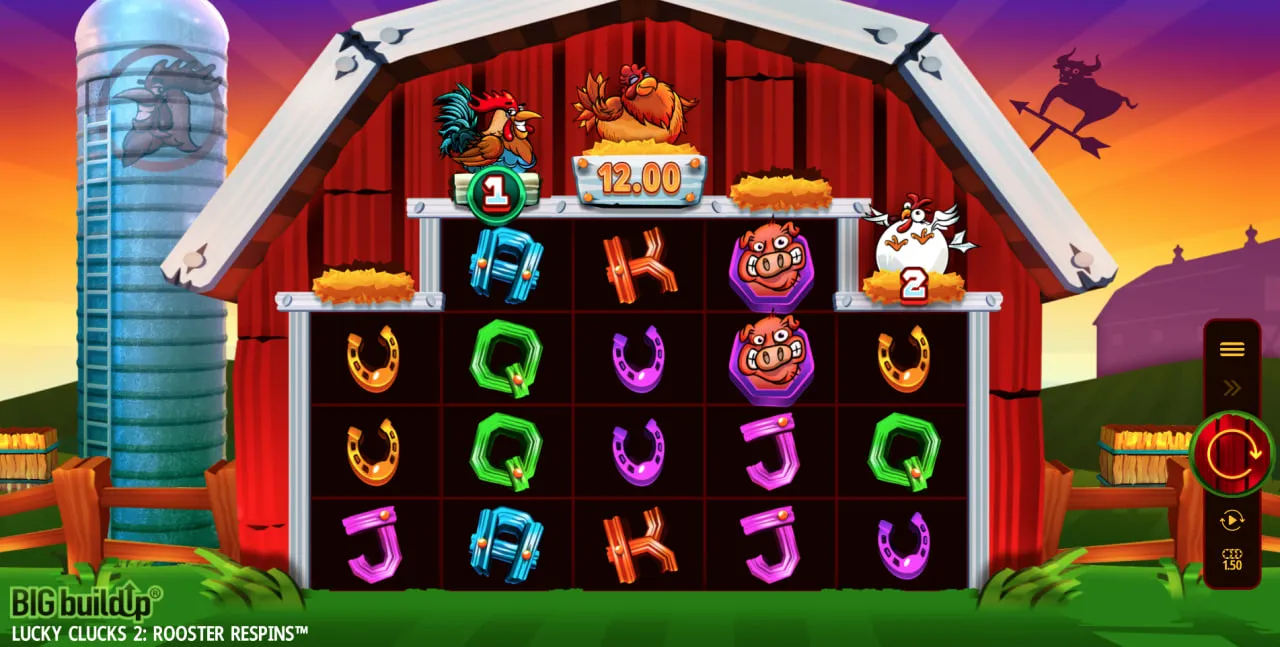 Lucky Clucks 2 Rooster Respins by Crazy Tooth Studio screen 3