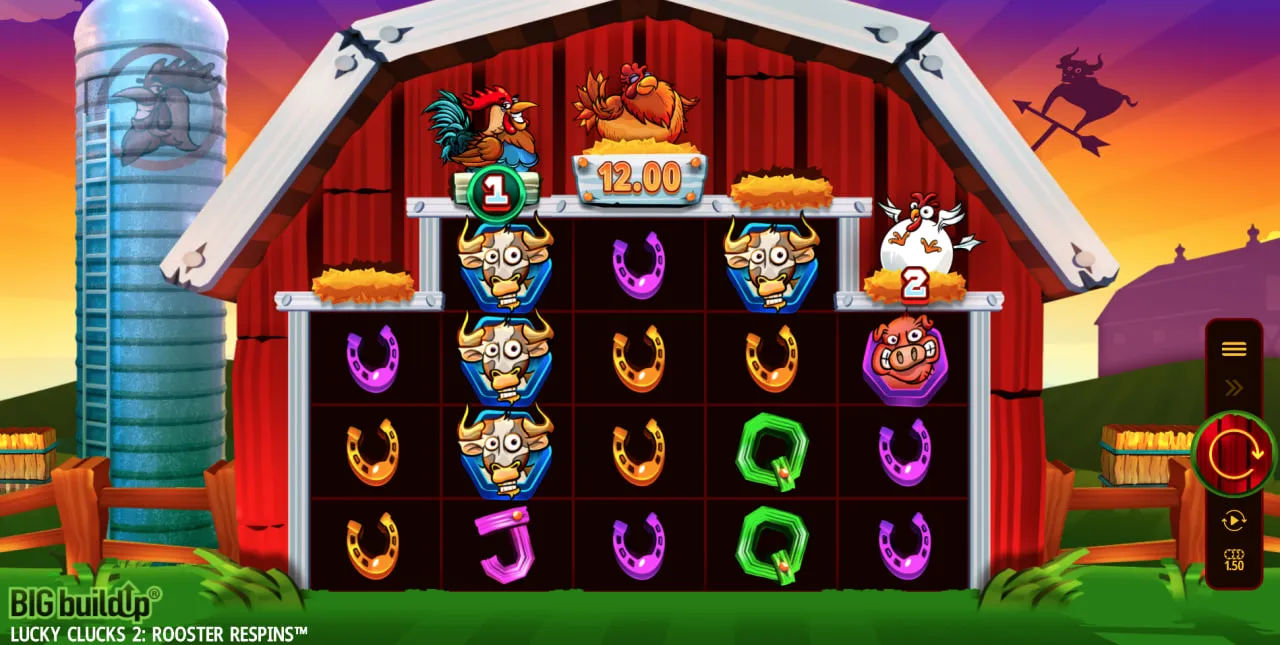 Lucky Clucks 2 Rooster Respins by Crazy Tooth Studio screen 4