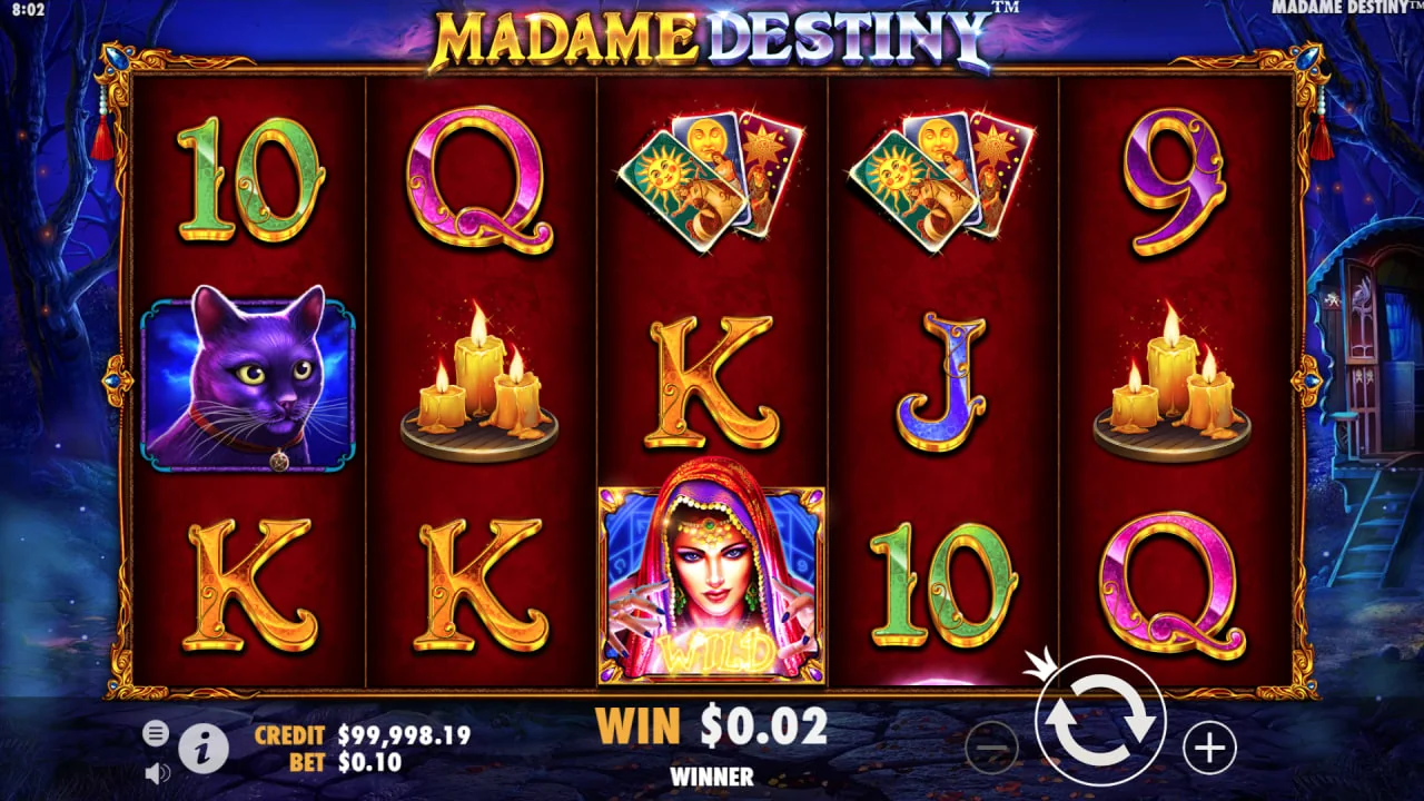 Madame Destiny by Pragmatic Play - background 5