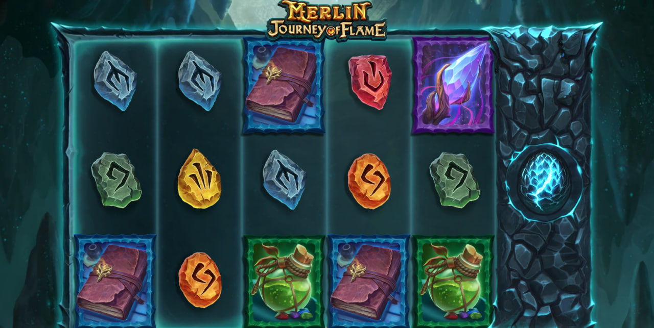 Merlin: Journey of Flame by Play'n GO screen 2