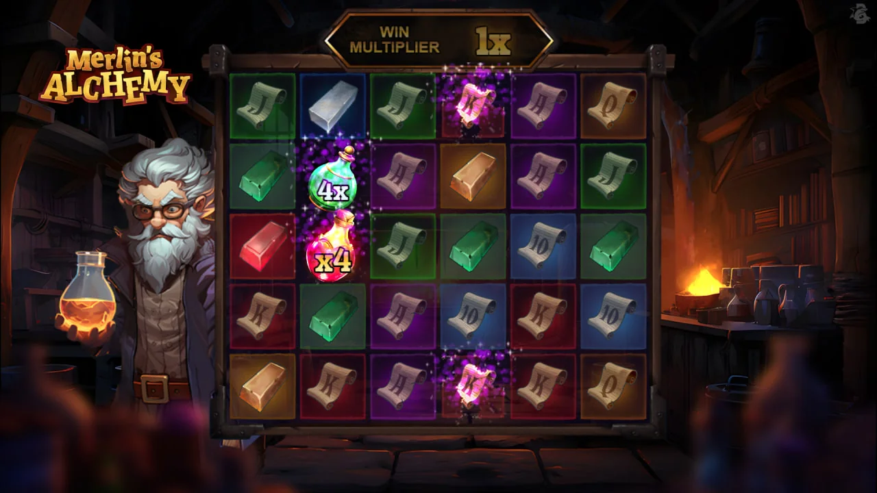 Merlins Alchemy by Hacksaw Gaming - background 5