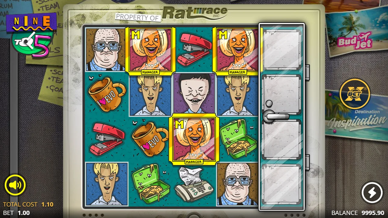 Nine To Five by Nolimit City - background 5