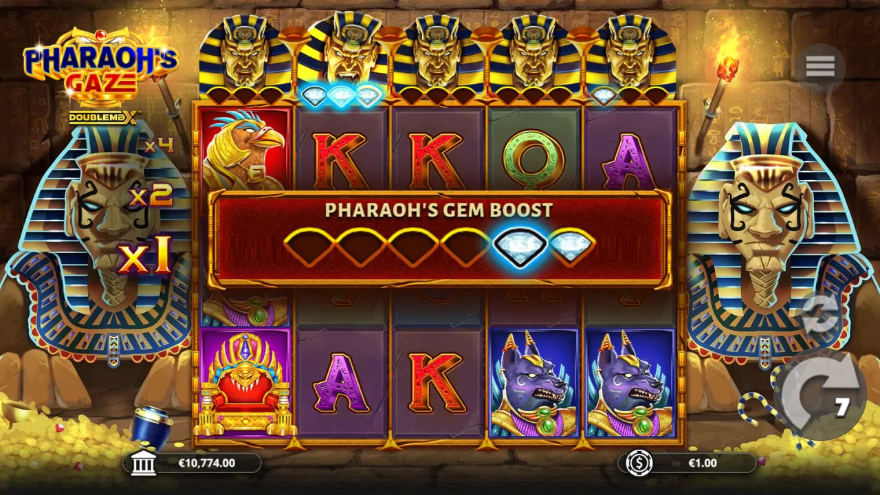 Pharaoh’s Gaze DoubleMax by Yggdrasil Gaming screen 4