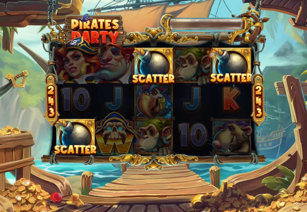 Pirates Party by NetEnt screen 2