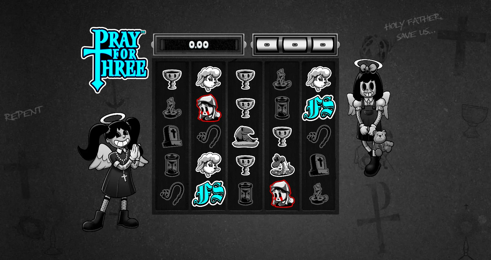 Pray For Three by Hacksaw Gaming - background 2