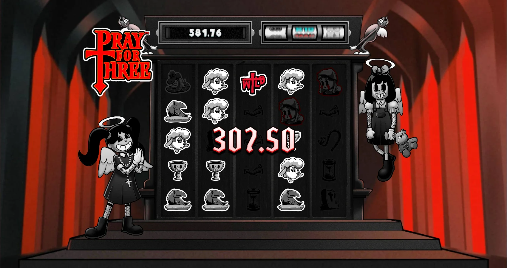 Pray For Three by Hacksaw Gaming - background 3