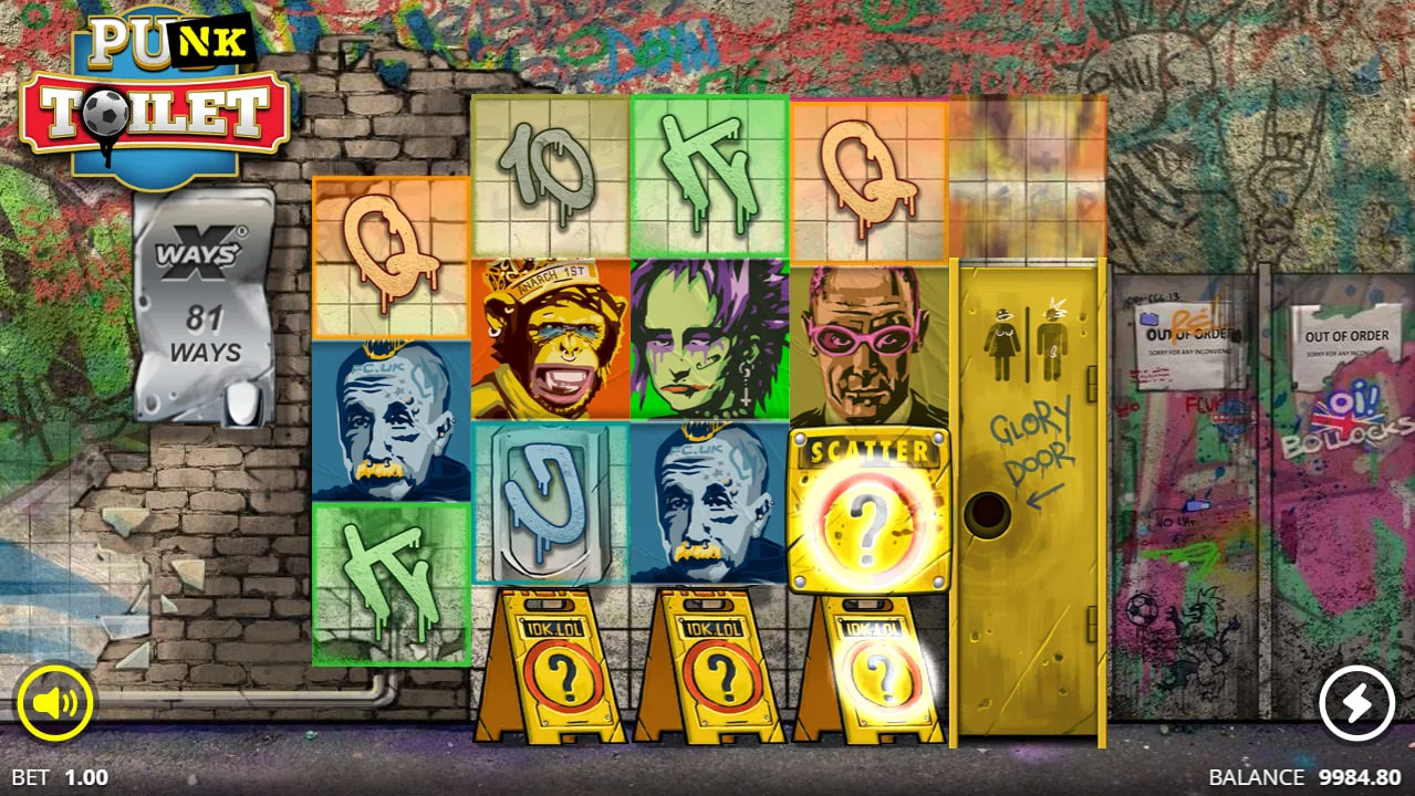 Punk Toilet by Nolimit City - background 5